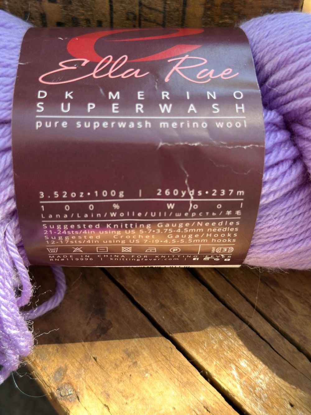 Luxury Merino Wool Yarn Bundle Ella Rae DK Superwash Raggz Fiber Art - Picture 4 of 7